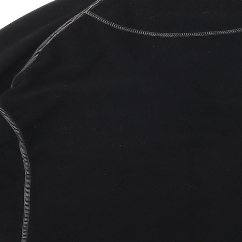 Mountain Life Womens Black 100% Polyester Pullover Sweatshirt Size 16