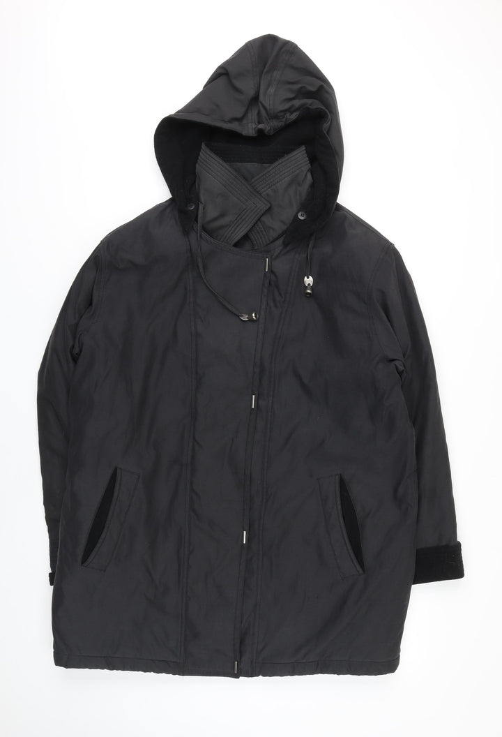 Easttracker Womens Black Jacket Coat Size L Zip