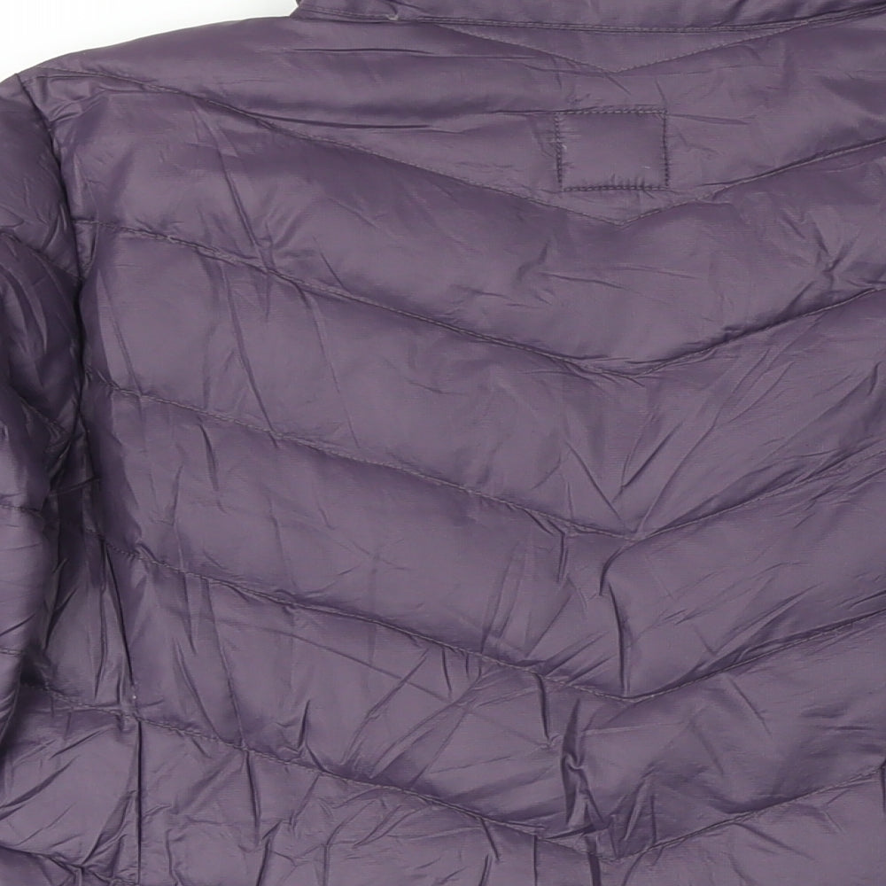 Gap Womens Purple Jacket Coat Size M Zip