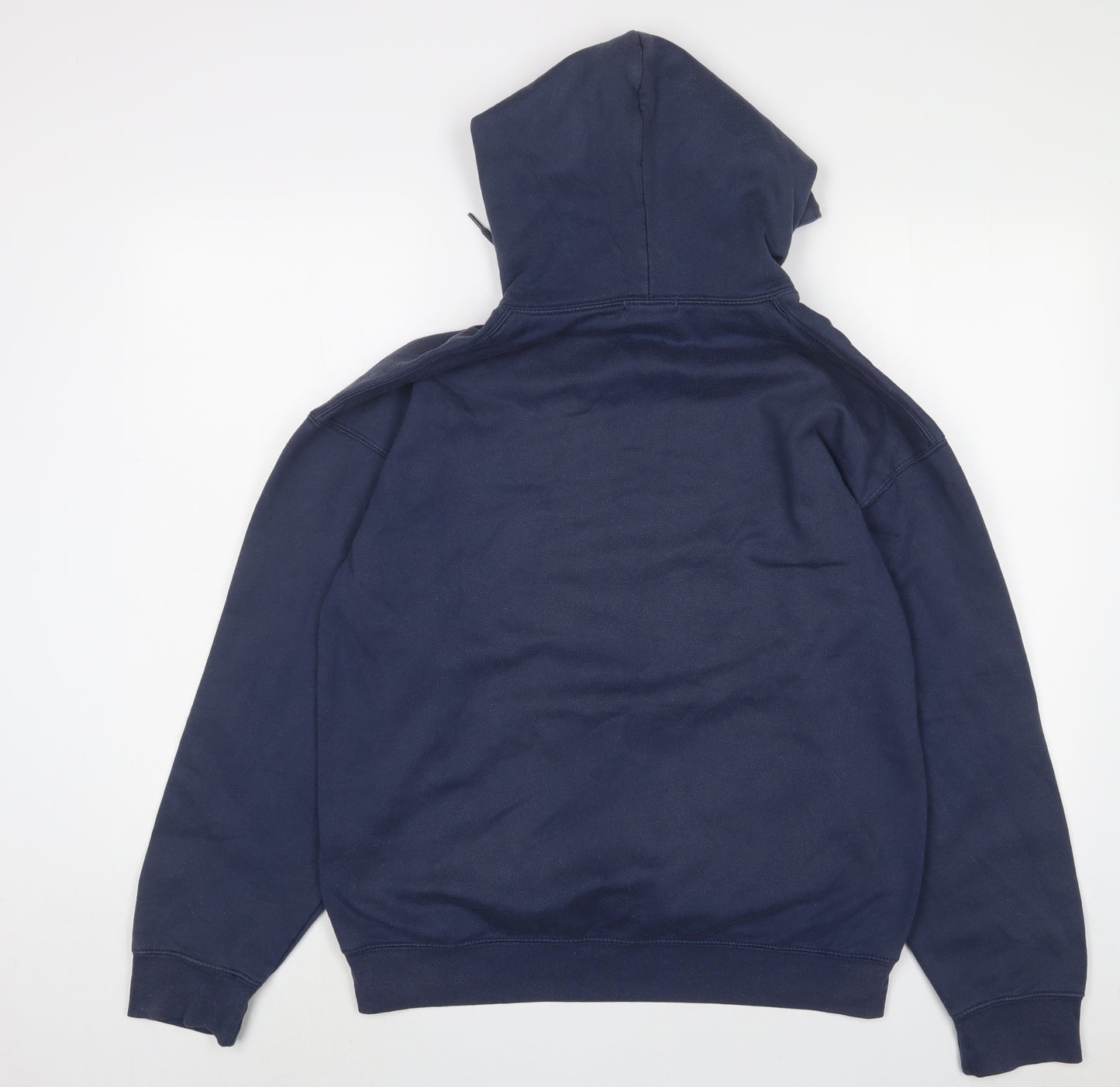 Lipsy Womens Blue Cotton Pullover Hoodie Size M Pullover