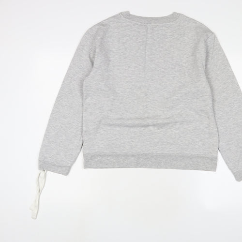 Marks and Spencer Womens Grey Polyester Pullover Sweatshirt Size 12 Pullover