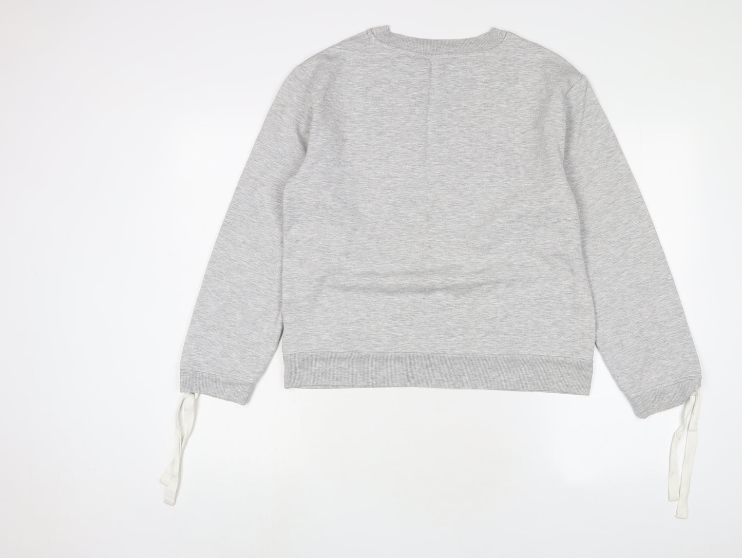 Marks and Spencer Womens Grey Polyester Pullover Sweatshirt Size 12 Pullover