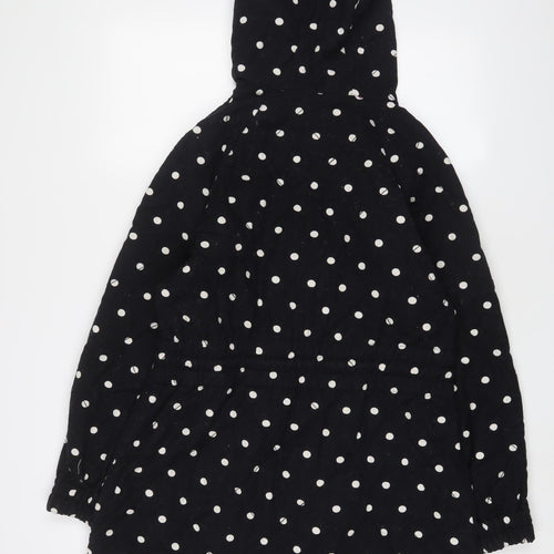 Graham Fiftnee Womens Black Polka Dot Jacket Size S Zip - Zip Pockets