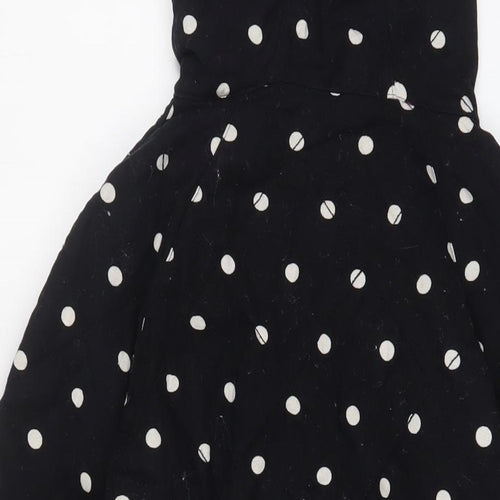 Graham Fiftnee Womens Black Polka Dot Jacket Size S Zip - Zip Pockets