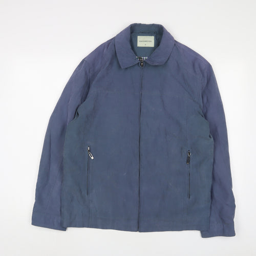 Greenwoods Mens Blue Jacket Size M Zip