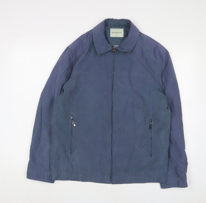 Greenwoods Mens Blue Jacket Size M Zip