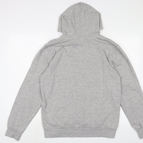 Nasty Gal Womens Grey Cotton Pullover Hoodie Size S Pullover