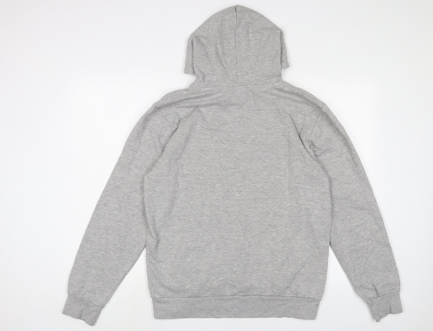 Nasty Gal Womens Grey Cotton Pullover Hoodie Size S Pullover
