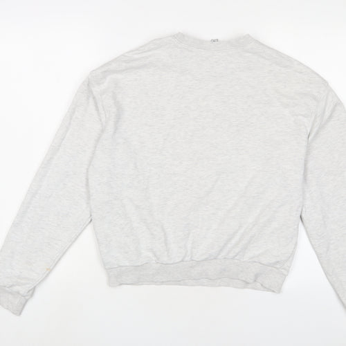 H&M Womens Grey Cotton Pullover Sweatshirt Size M Pullover - NASA