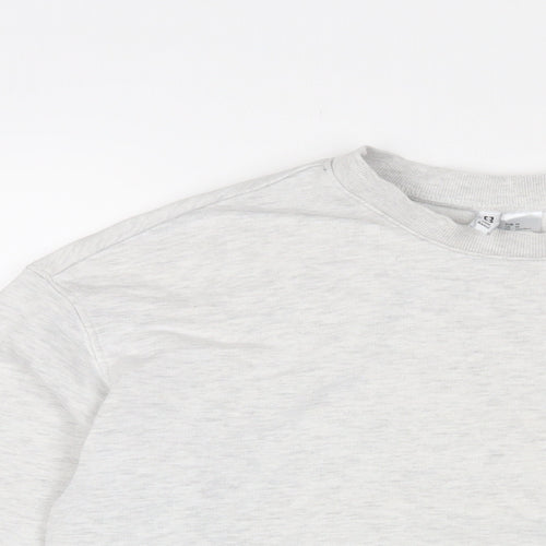 H&M Womens Grey Cotton Pullover Sweatshirt Size M Pullover - NASA