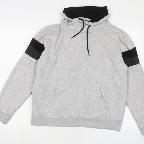 H&M Mens Grey Cotton Pullover Sweatshirt Size M