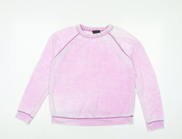 Topshop Womens Purple Polyester Pullover Sweatshirt Size 8 Pullover