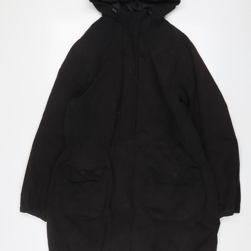 Casual Wear Womens Black Jacket Size 14 Zip
