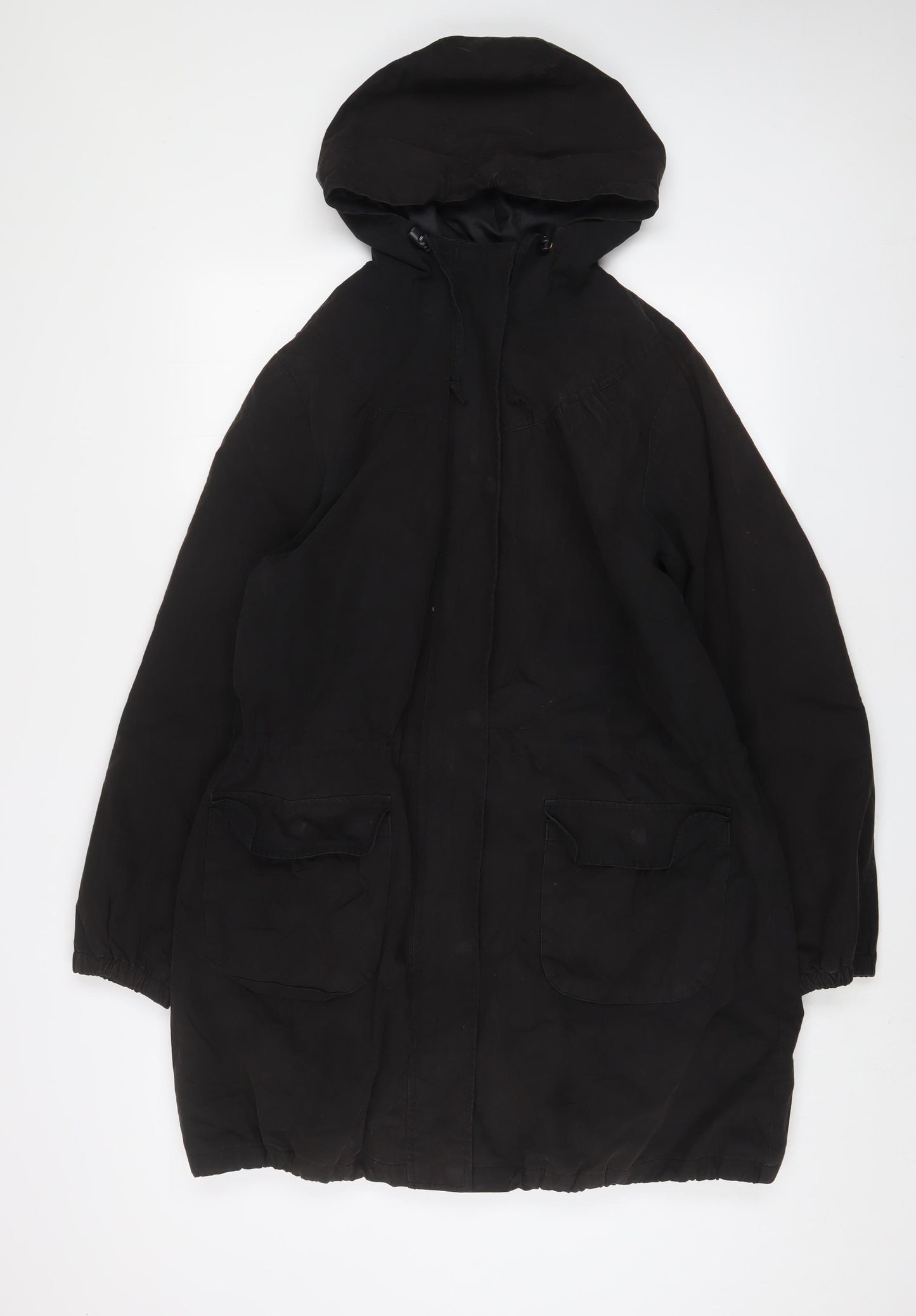 Casual Wear Womens Black Jacket Size 14 Zip