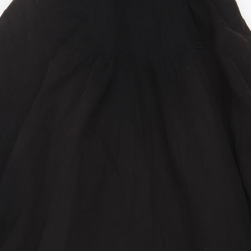Casual Wear Womens Black Jacket Size 14 Zip