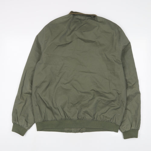 ASOS Mens Green Jacket Size L Zip