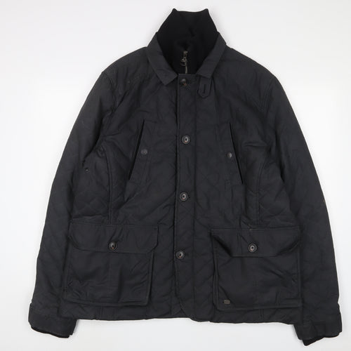 NEXT Mens Black Jacket Size XL Zip