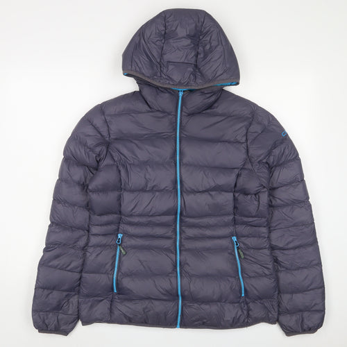 CMP Womens Purple Puffer Jacket Jacket Size M Zip