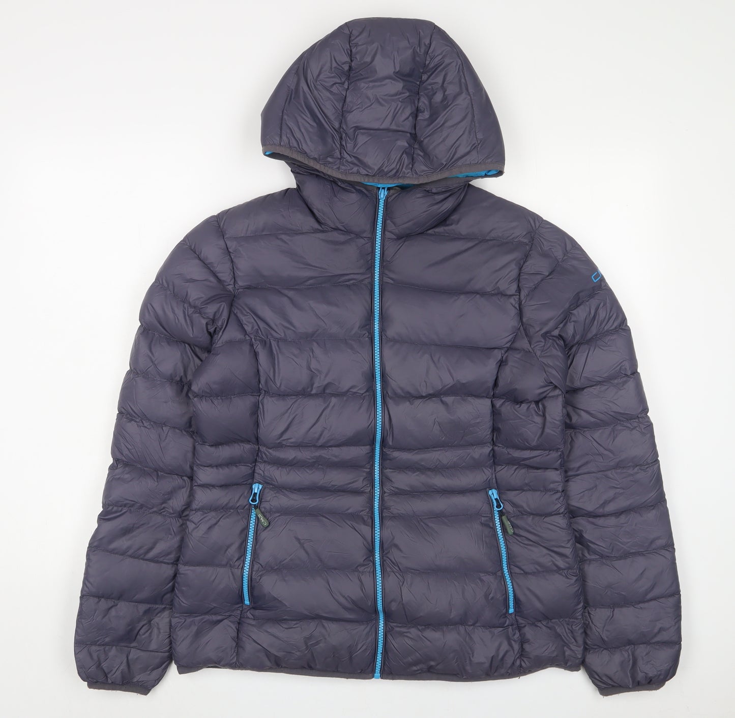 CMP Womens Purple Puffer Jacket Jacket Size M Zip