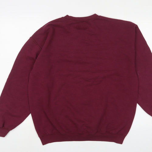 PRETTYLITTLETHING Womens Purple Cotton Pullover Sweatshirt Size M Pullover - Las Vegas