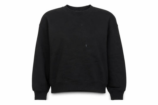 Front view of Next women’s black cotton pullover sweatshirt, size M, pullover