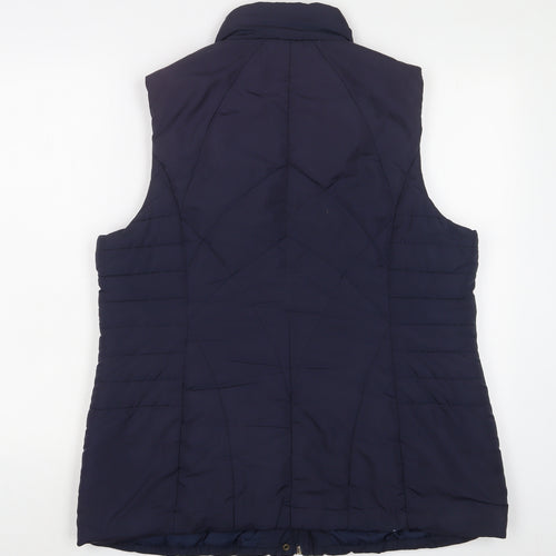 BHS Womens Blue Gilet Jacket Size 18 Zip