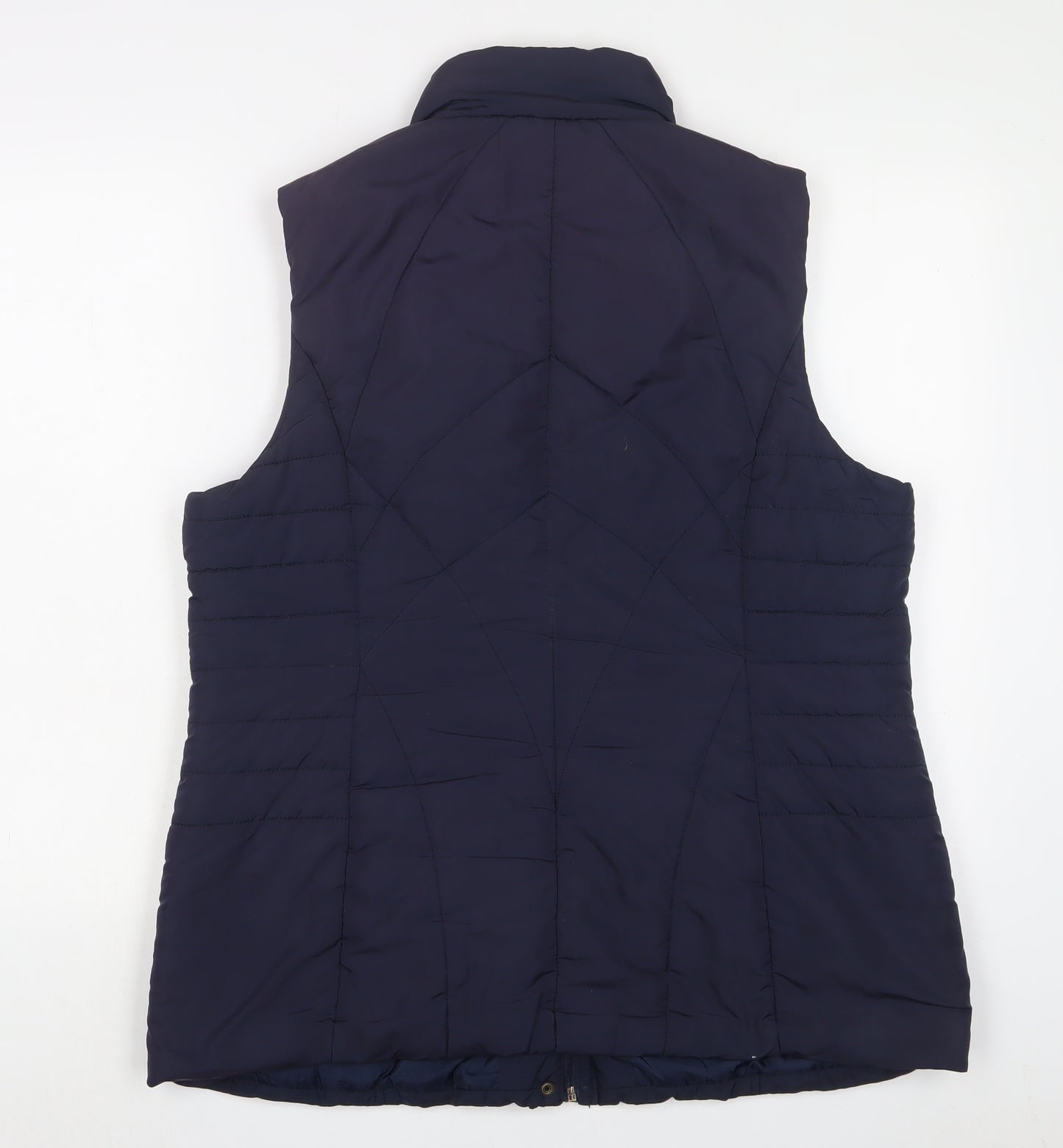 BHS Womens Blue Gilet Jacket Size 18 Zip