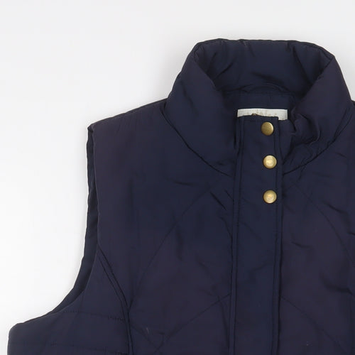 BHS Womens Blue Gilet Jacket Size 18 Zip