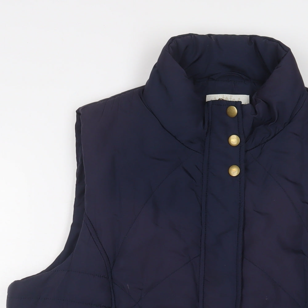 BHS Womens Blue Gilet Jacket Size 18 Zip