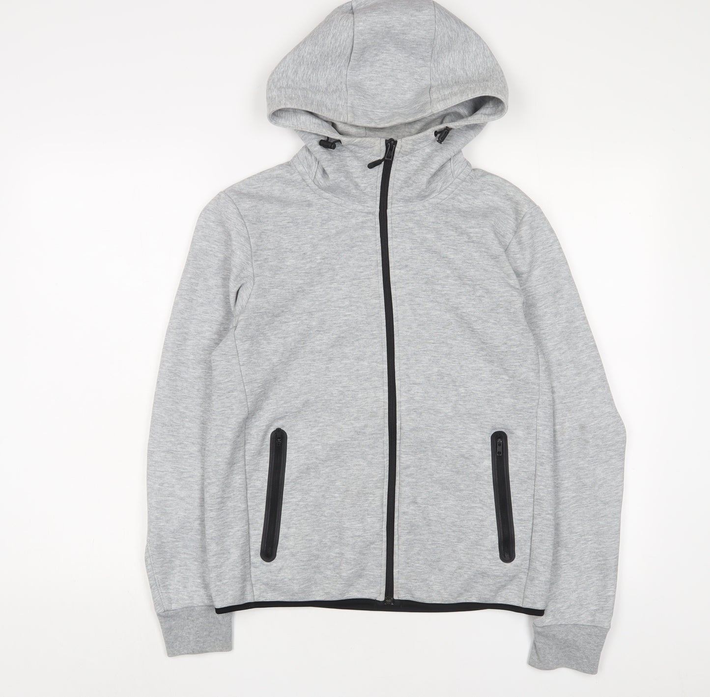 Uniqlo Womens Grey Polyester Full Zip Hoodie Size XS Zip