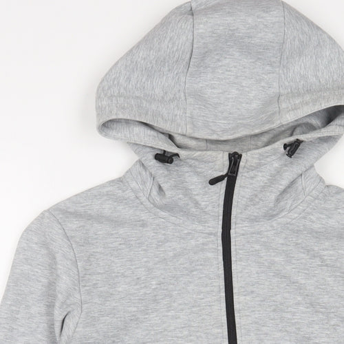 Uniqlo Womens Grey Polyester Full Zip Hoodie Size XS Zip