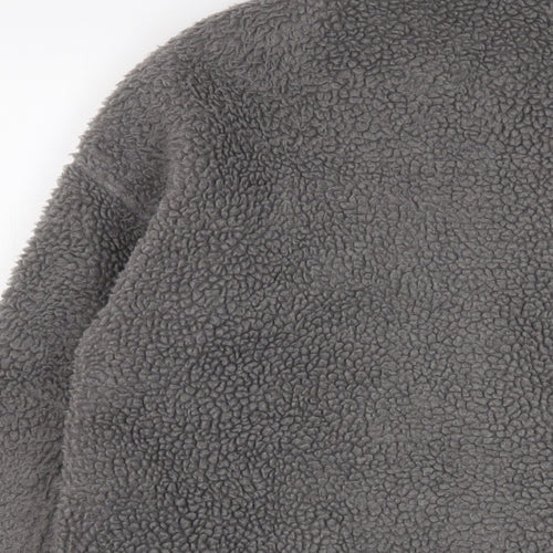 Missguided Womens Grey Jacket Size 6 Zip