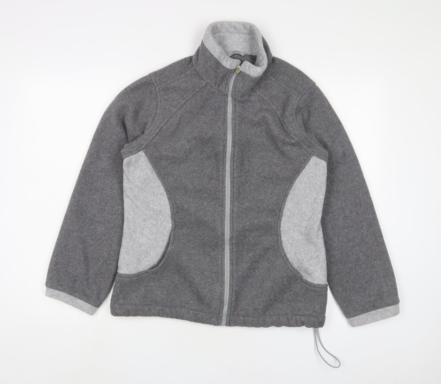 Marks and Spencer Womens Grey Jacket Size 14 Zip