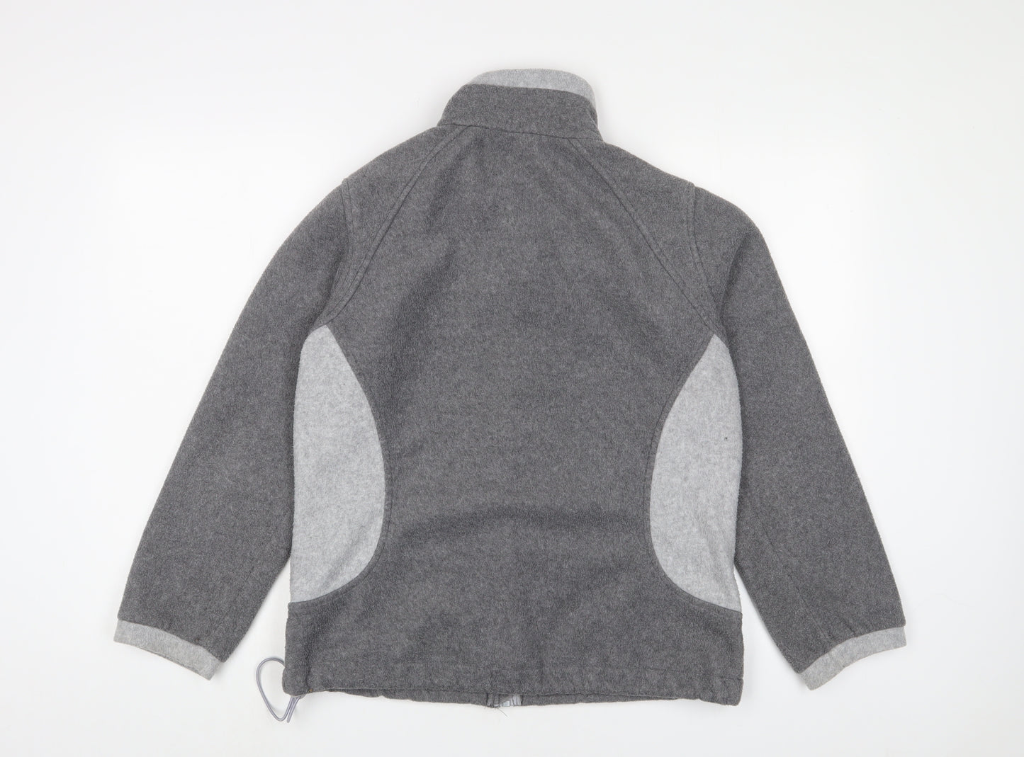 Marks and Spencer Womens Grey Jacket Size 14 Zip