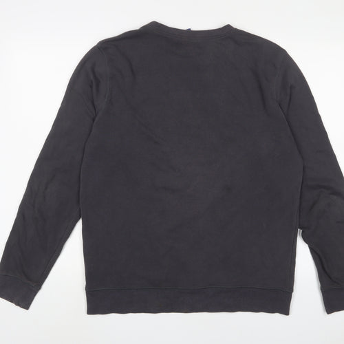 H&M Womens Grey Cotton Pullover Sweatshirt Size M Pullover