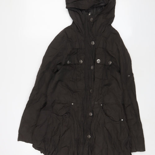 New Look Womens Green Jacket Size 12 Zip
