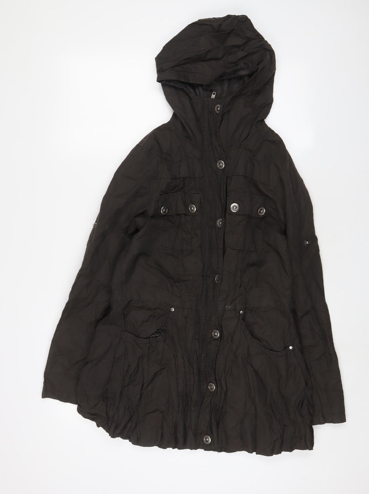 New Look Womens Green Jacket Size 12 Zip