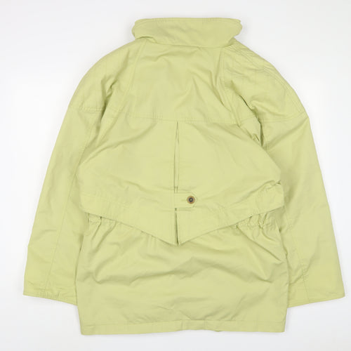 Telemac Womens Green Jacket Size 14 Zip