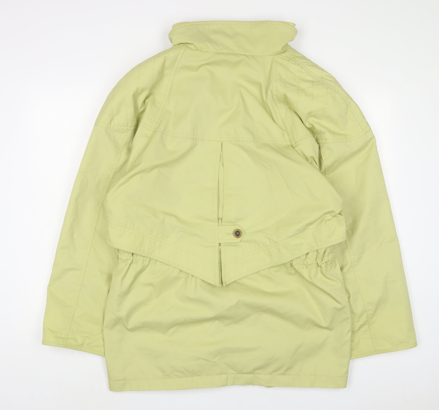 Telemac Womens Green Jacket Size 14 Zip