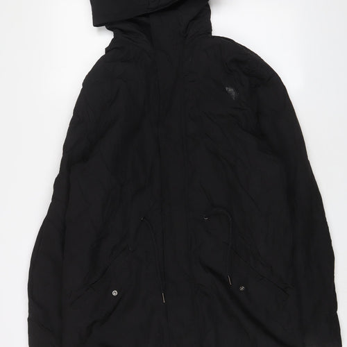 ASOS Mens Black Jacket Coat Size M Zip