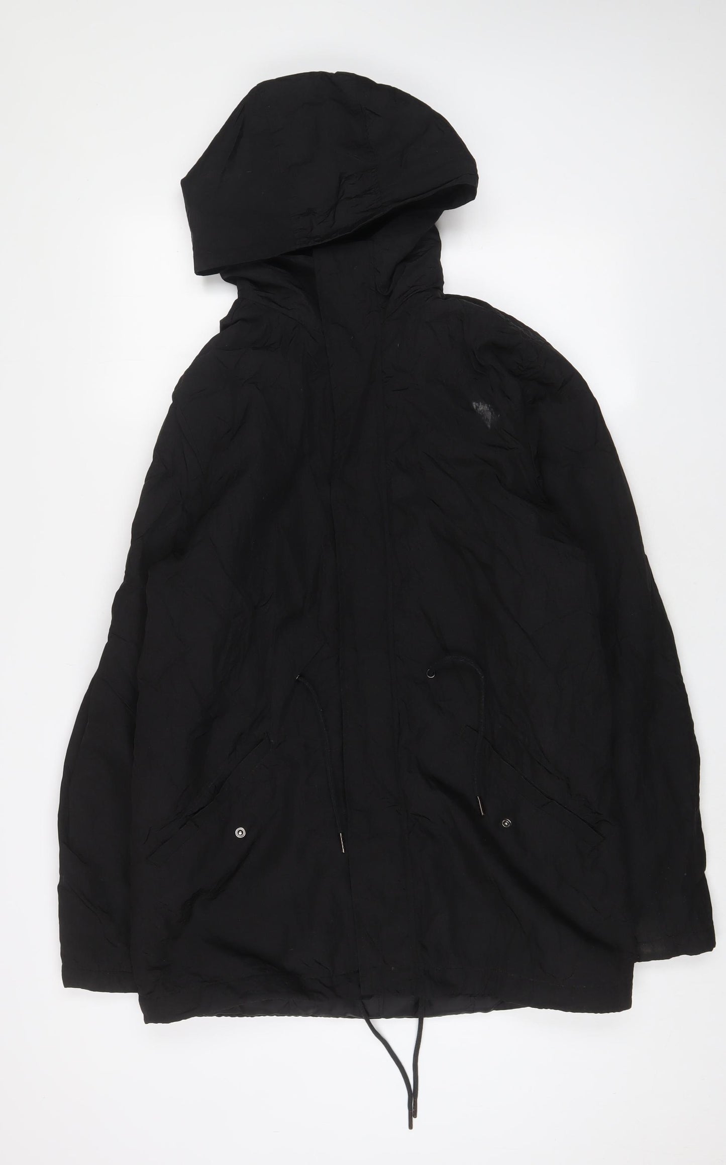 ASOS Mens Black Jacket Coat Size M Zip