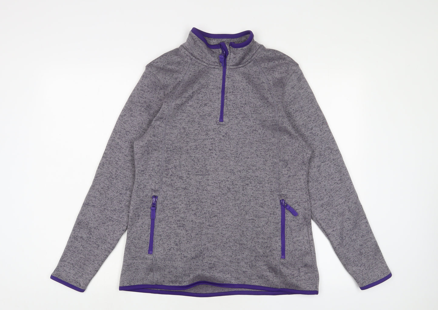 Crane Womens Grey Jacket Size 12 Zip
