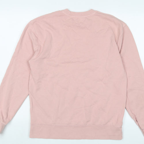 Topman Mens Pink Cotton Pullover Sweatshirt Size XS - 2XS