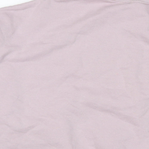 H&M Womens Pink Cotton Pullover Sweatshirt Size M Pullover