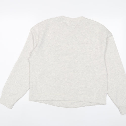 Marks and Spencer Womens Grey Polyester Pullover Sweatshirt Size S Pullover