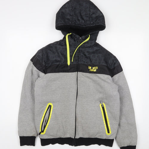 sneaker freak Womens Grey Jacket Size M Zip