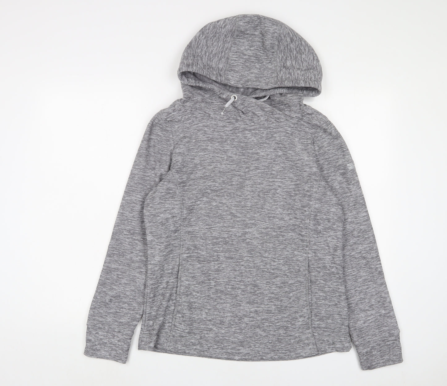 Regatta Womens Grey Polyester Pullover Hoodie Size 10 Pullover