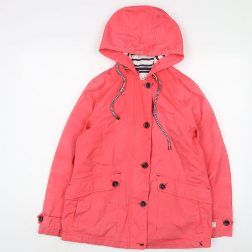 Joules Womens Pink Jacket Size 10 Zip