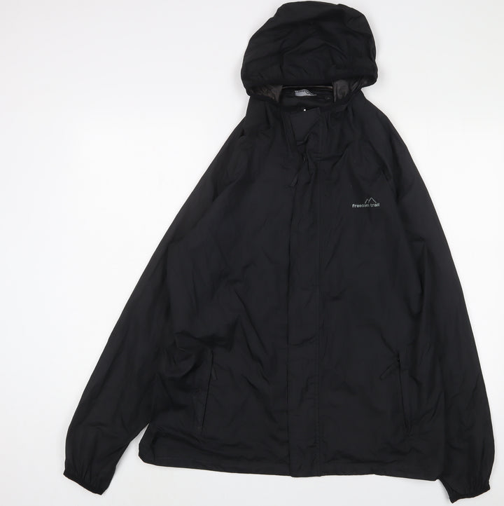 Freedom Trial Womens Black Jacket Size 18 Zip