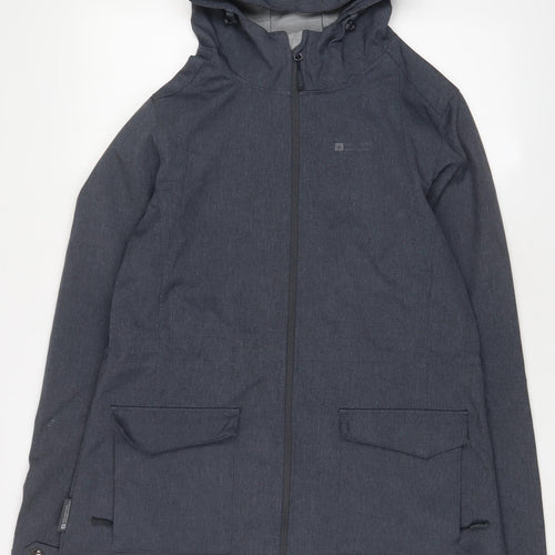 Mountain Warehouse Womens Grey Jacket Coat Size 14 Zip - Logo